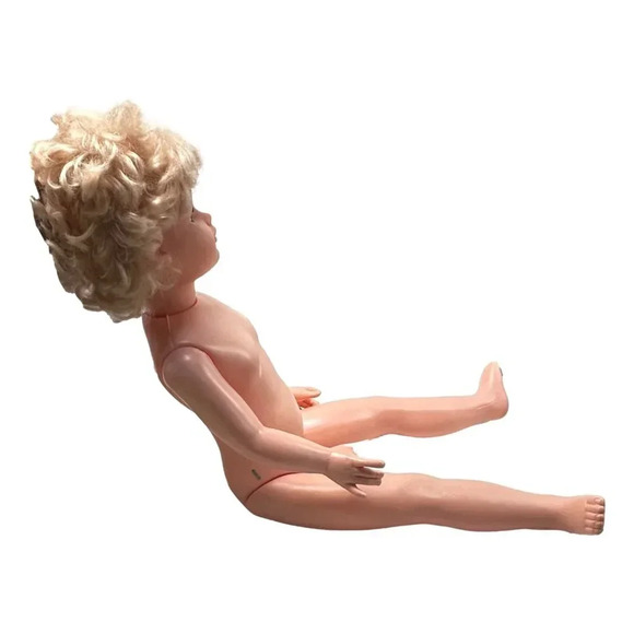 Reliable Walking Doll 30 inch Blonde Plastic Sleepy Eyes Vintage 1961 Canada - Picture 3 of 13